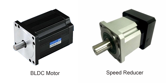 BLDC motor and speed reducer