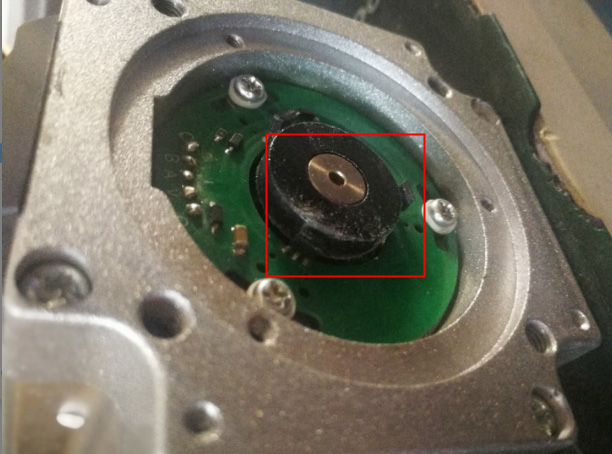 BLDC motor with hall sensor fault