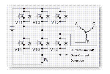 Electronic commutator drive circuit